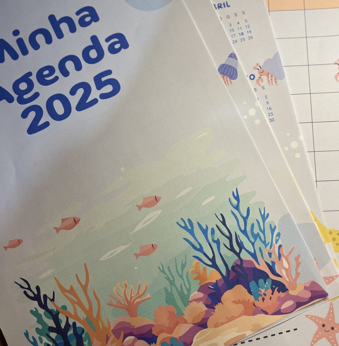 Agenda escolar fundo do mar 2025 - Imagem 3