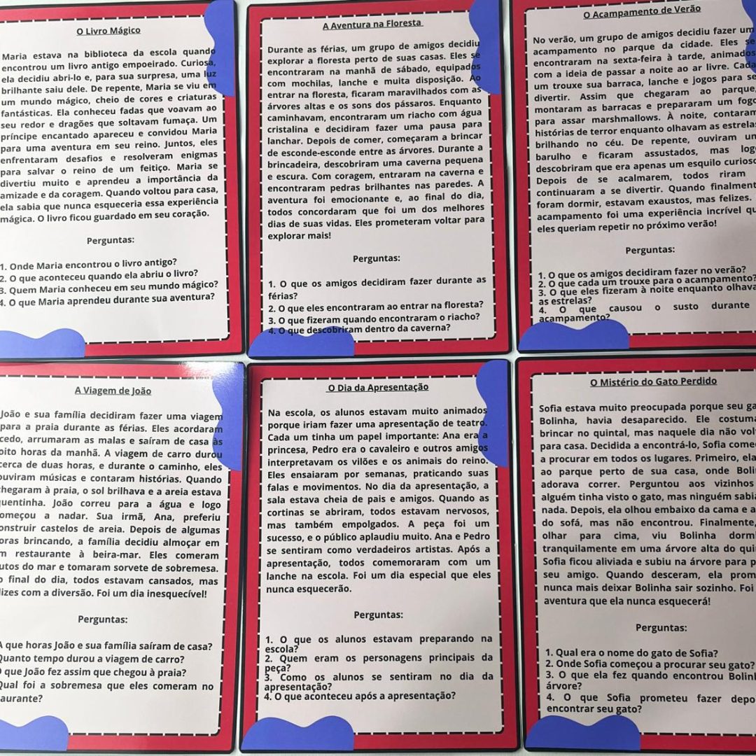 Textos deleite 4º ano