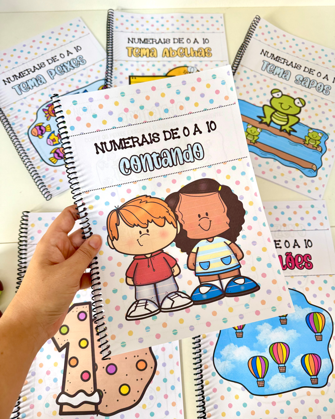 Kit de 6 Apostilas para trabalhar Numerais de 0 a 10 - Imagem 5
