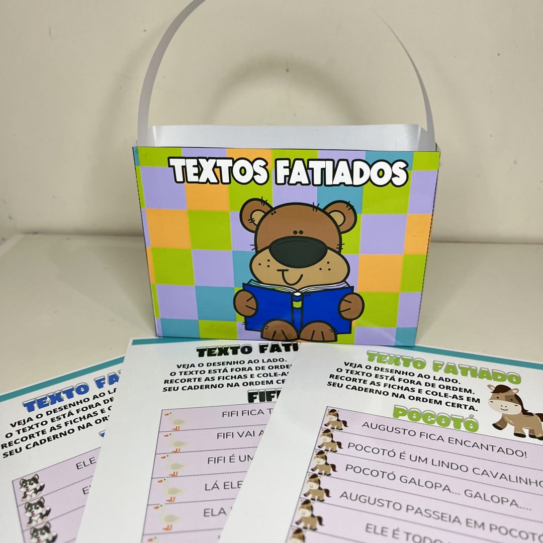 Textos Fatiados com Maletinha