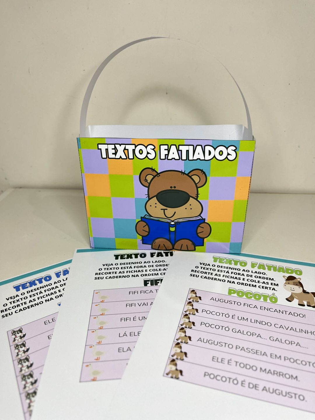 Textos Fatiados com Maletinha