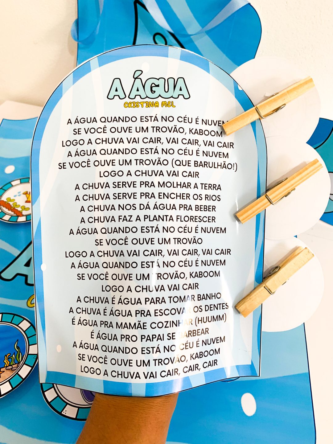 Kit musical a Água Cristina Mel - Imagem 4