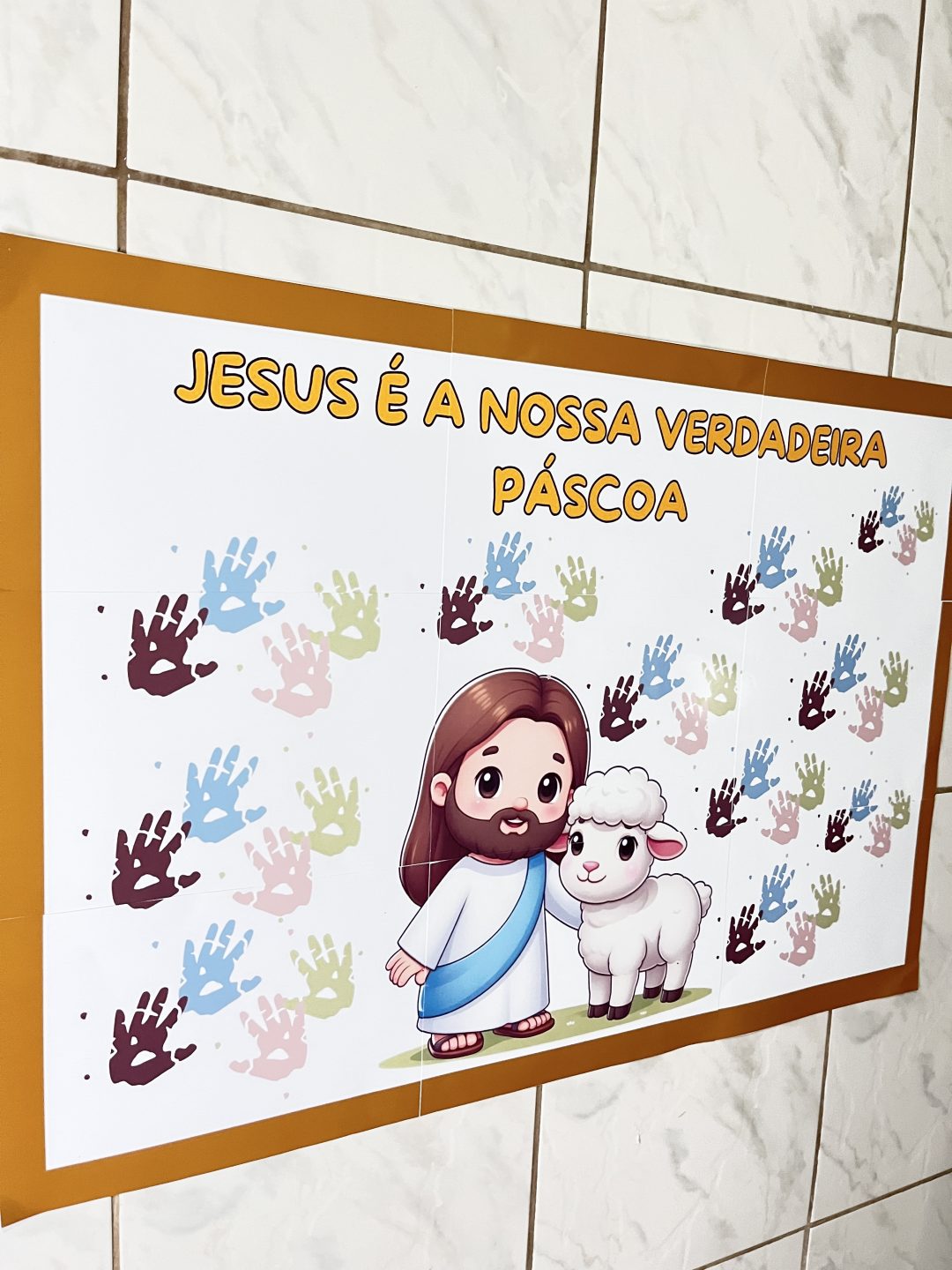 🖐️🎨 JESUS É A NOSSA VERDADEIRA PÁSCOA! ✝️🐑