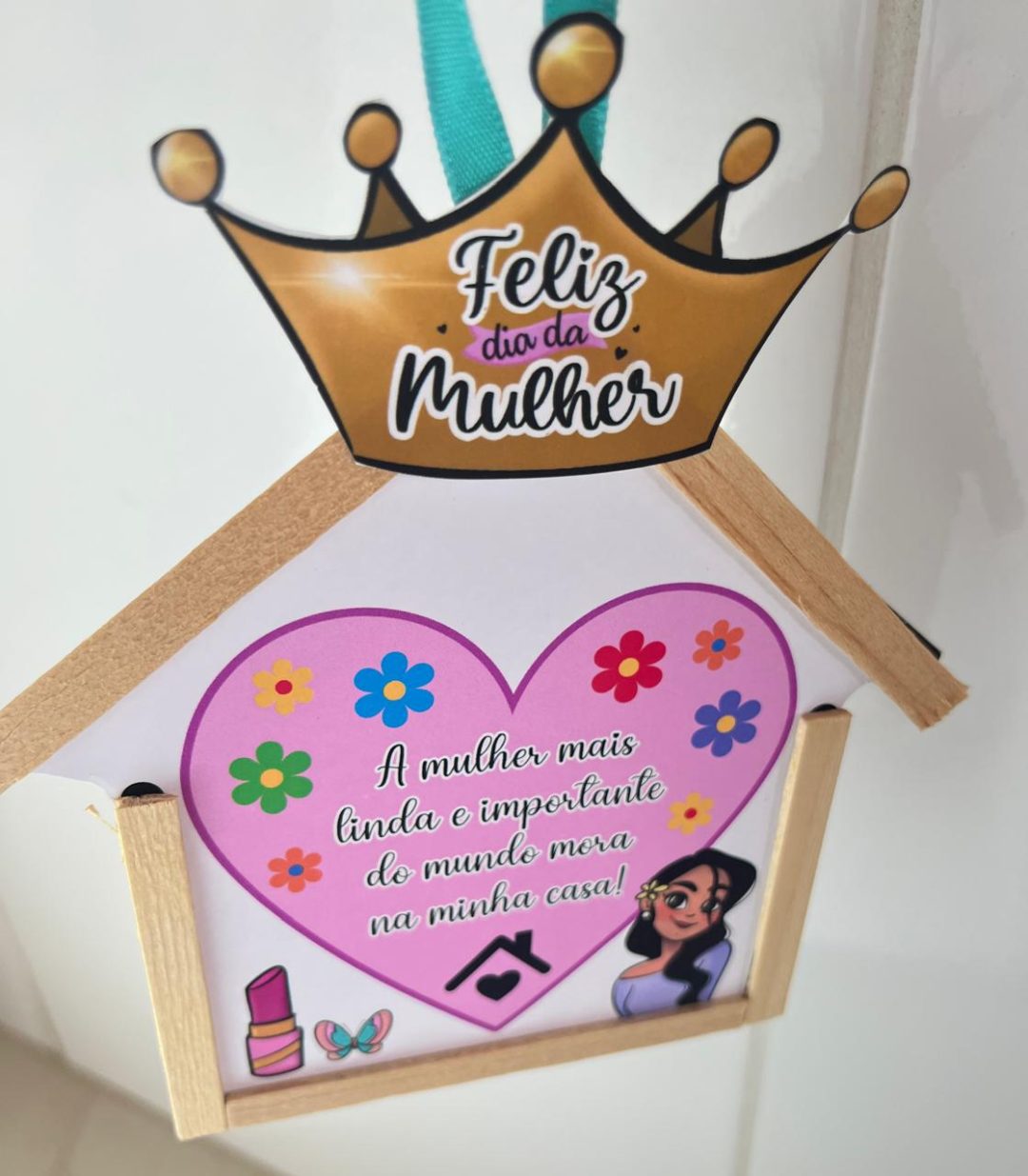 Lembrancinha casinha dia das Mulheres - Imagem 3