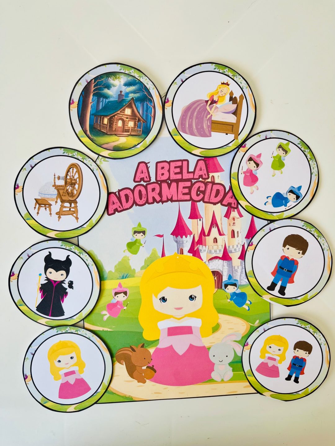 👑✨ Luva de História: A Bela Adormecida ✨💤 - Imagem 4