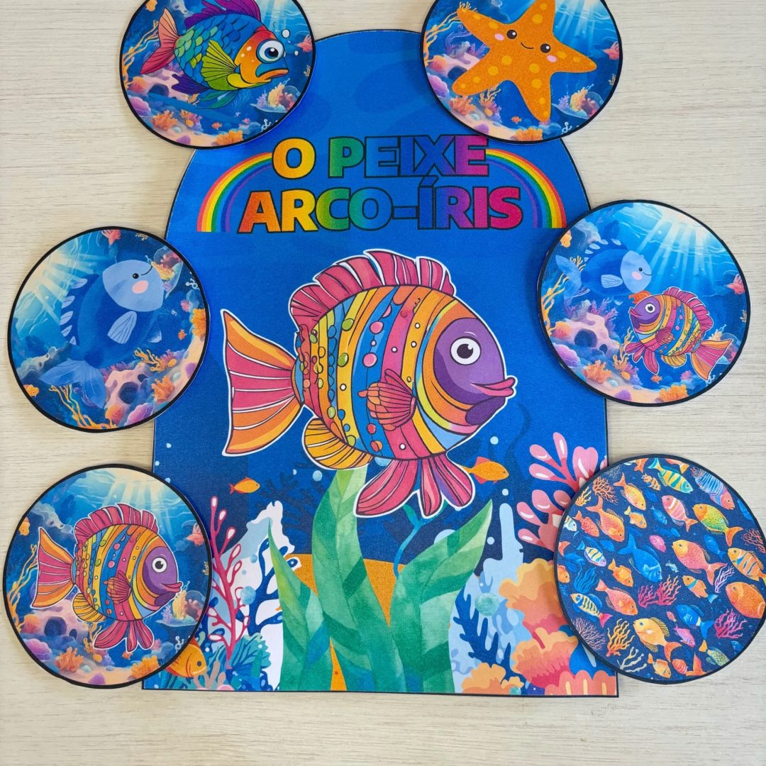 🐠✨ Historinha – O Peixe Arco-Íris
