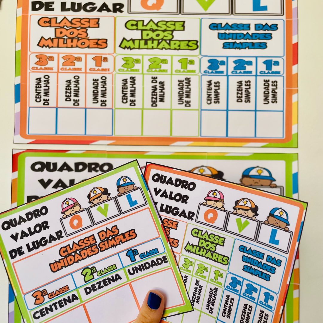 📚✨ QUADRO VALOR DE LUGAR