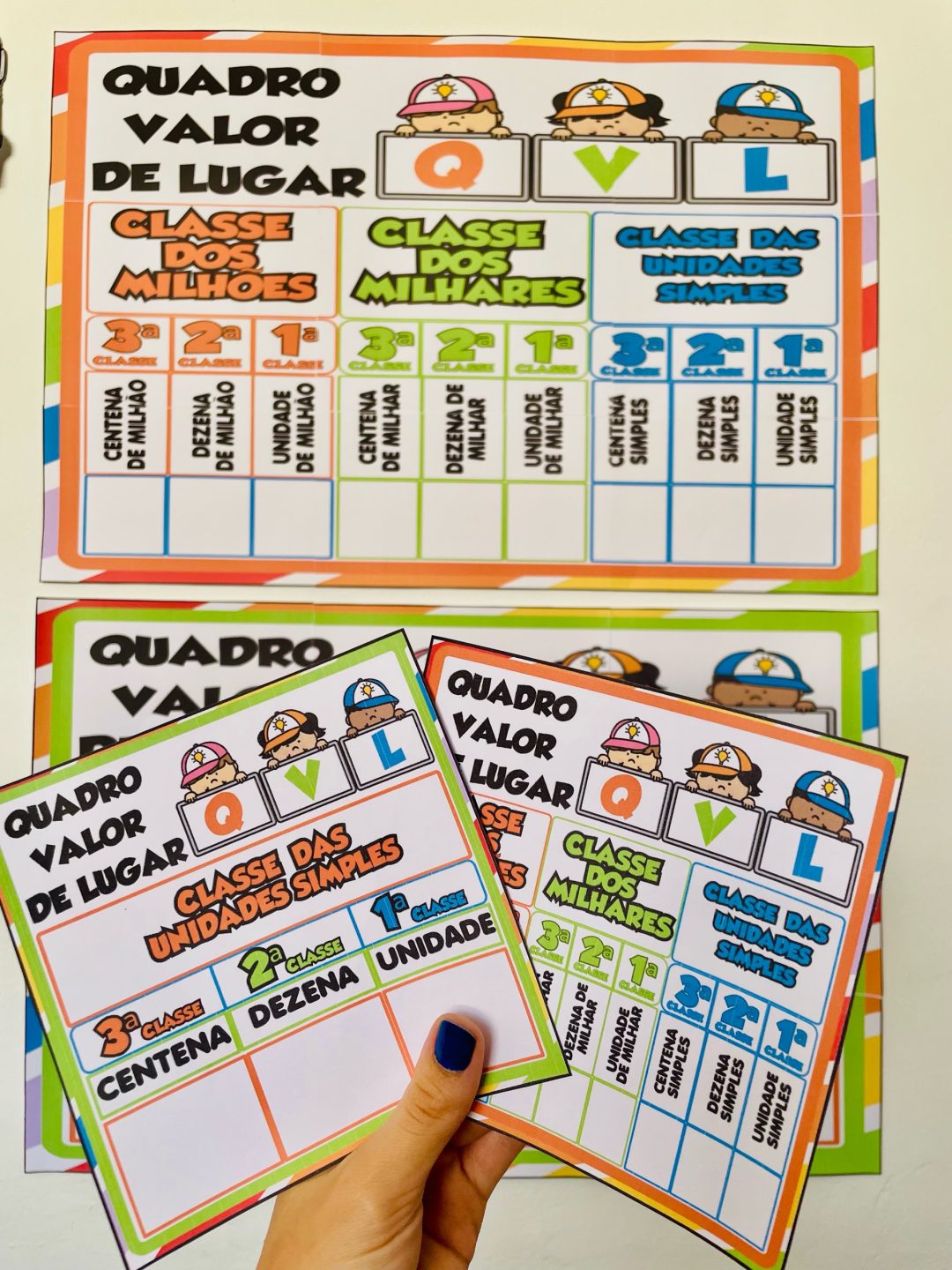📚✨ QUADRO VALOR DE LUGAR