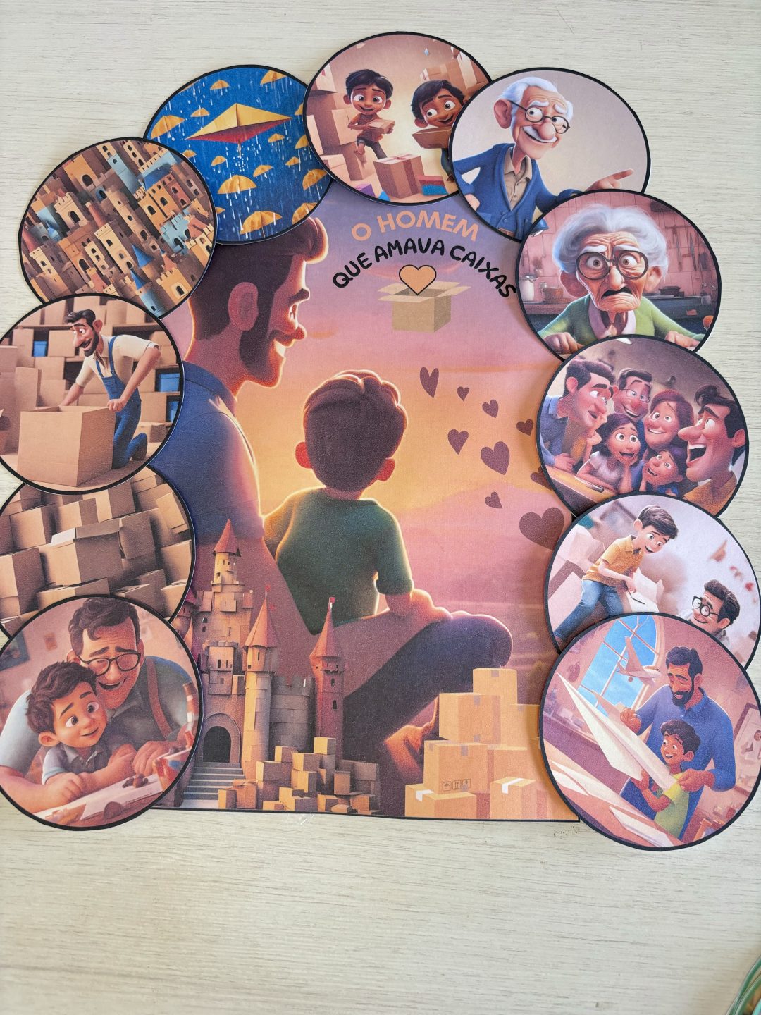📦❤️✨ Historinha – O Homem Que Amava Caixas - Imagem 4
