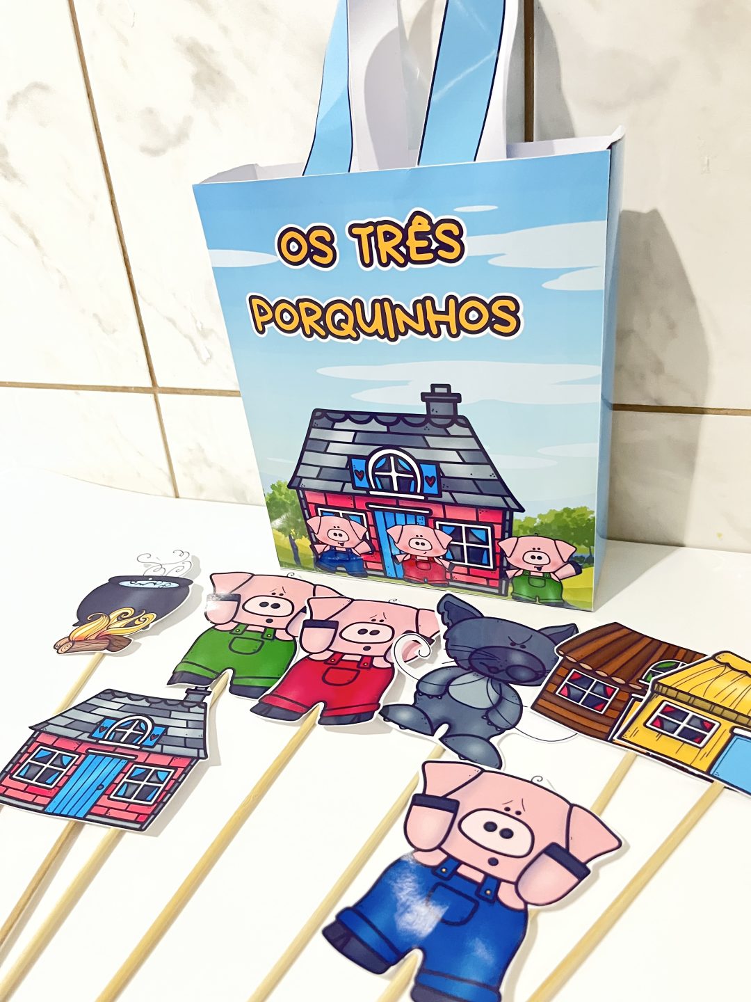 Os Três Porquinhos Sacola Teatral - Imagem 3