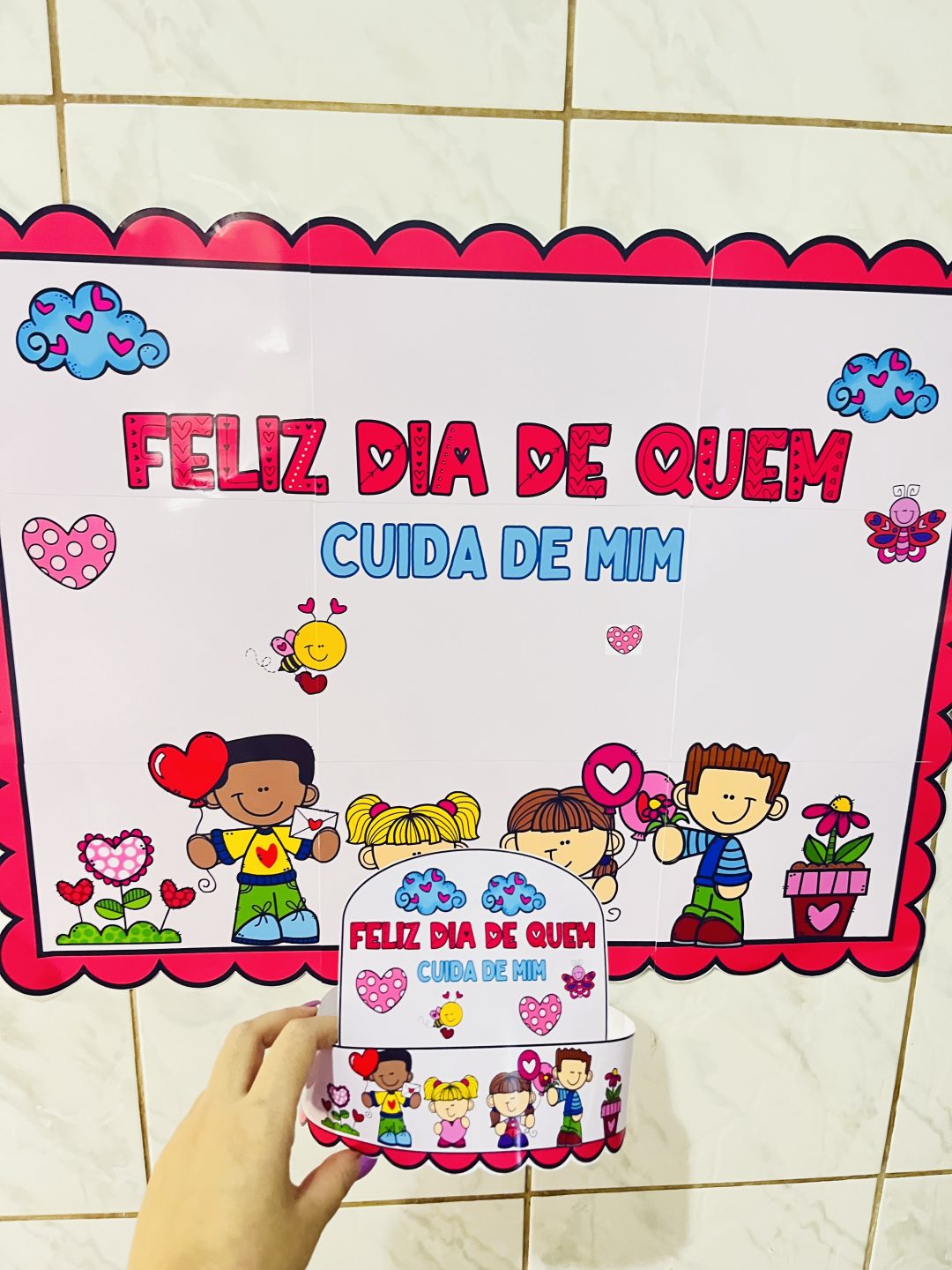PAINEL + VISEIRA – FELIZ DIA DE QUEM CUIDA DE MIM! - Imagem 4