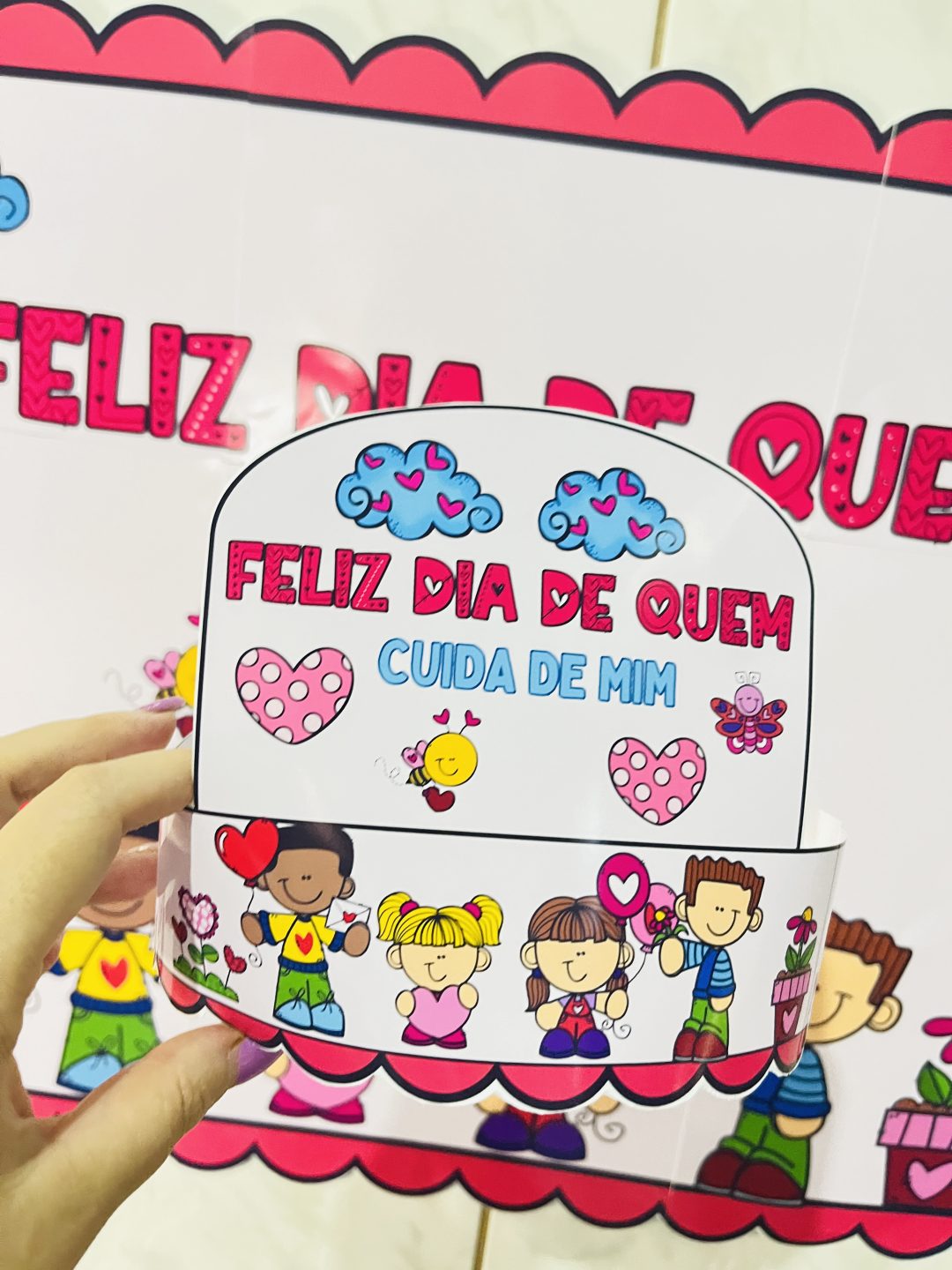 PAINEL + VISEIRA – FELIZ DIA DE QUEM CUIDA DE MIM! - Imagem 5