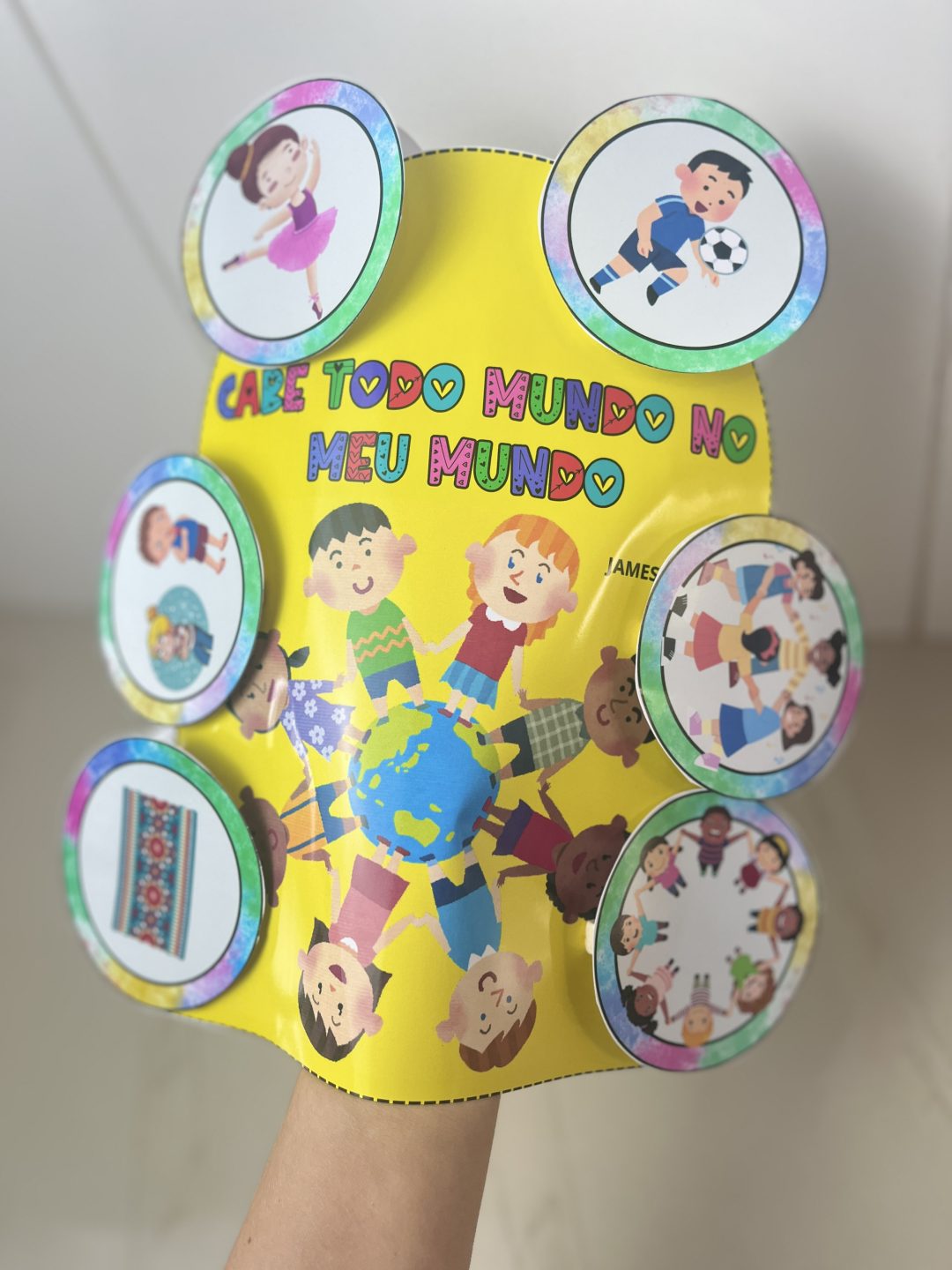 Luva Cabe todo mundo no meu mundo - Imagem 4