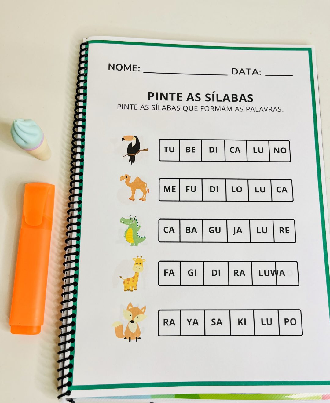 Caderno de Sílabas Simples - Imagem 4