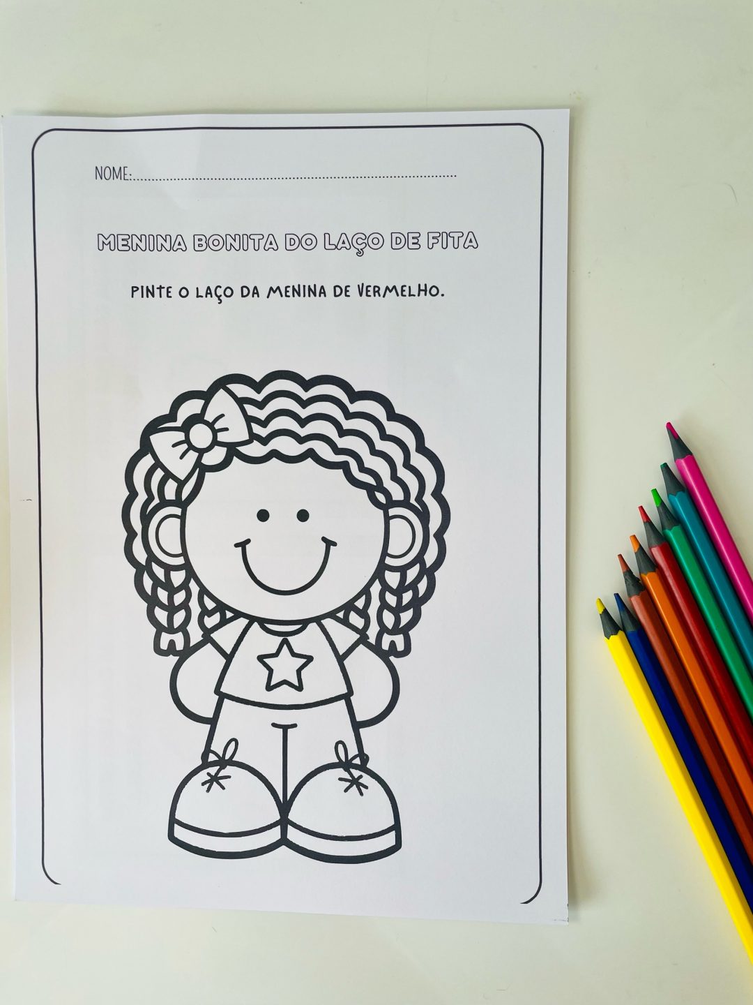 🎀✨ Luva de História: Menina Bonita do Laço de Fita - Imagem 2
