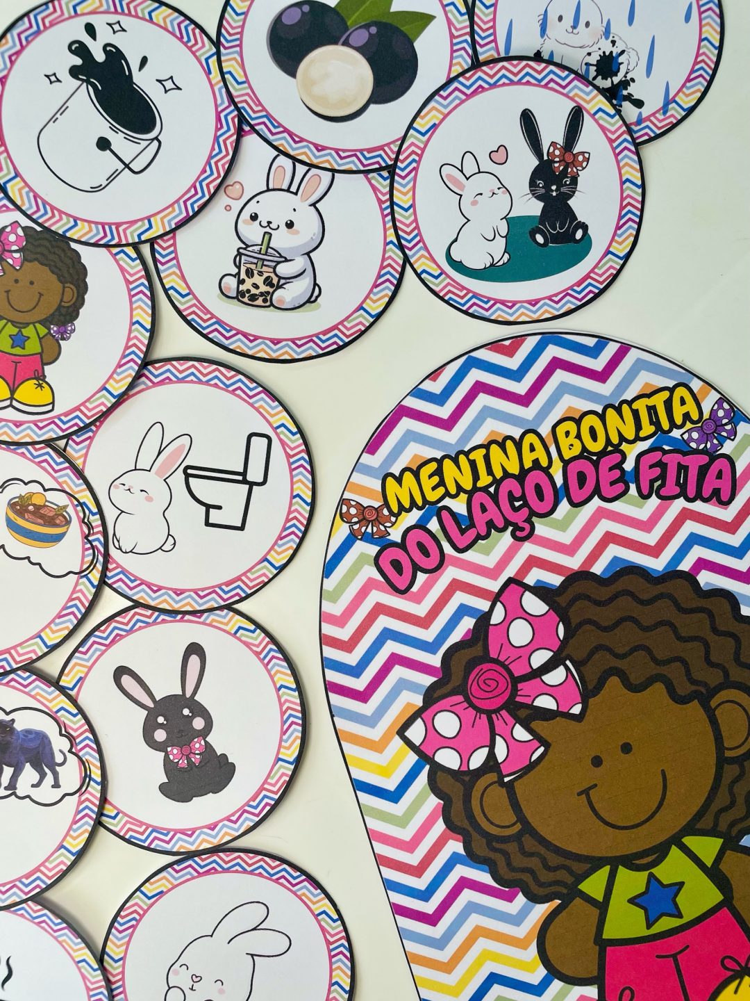 🎀✨ Luva de História: Menina Bonita do Laço de Fita - Imagem 7