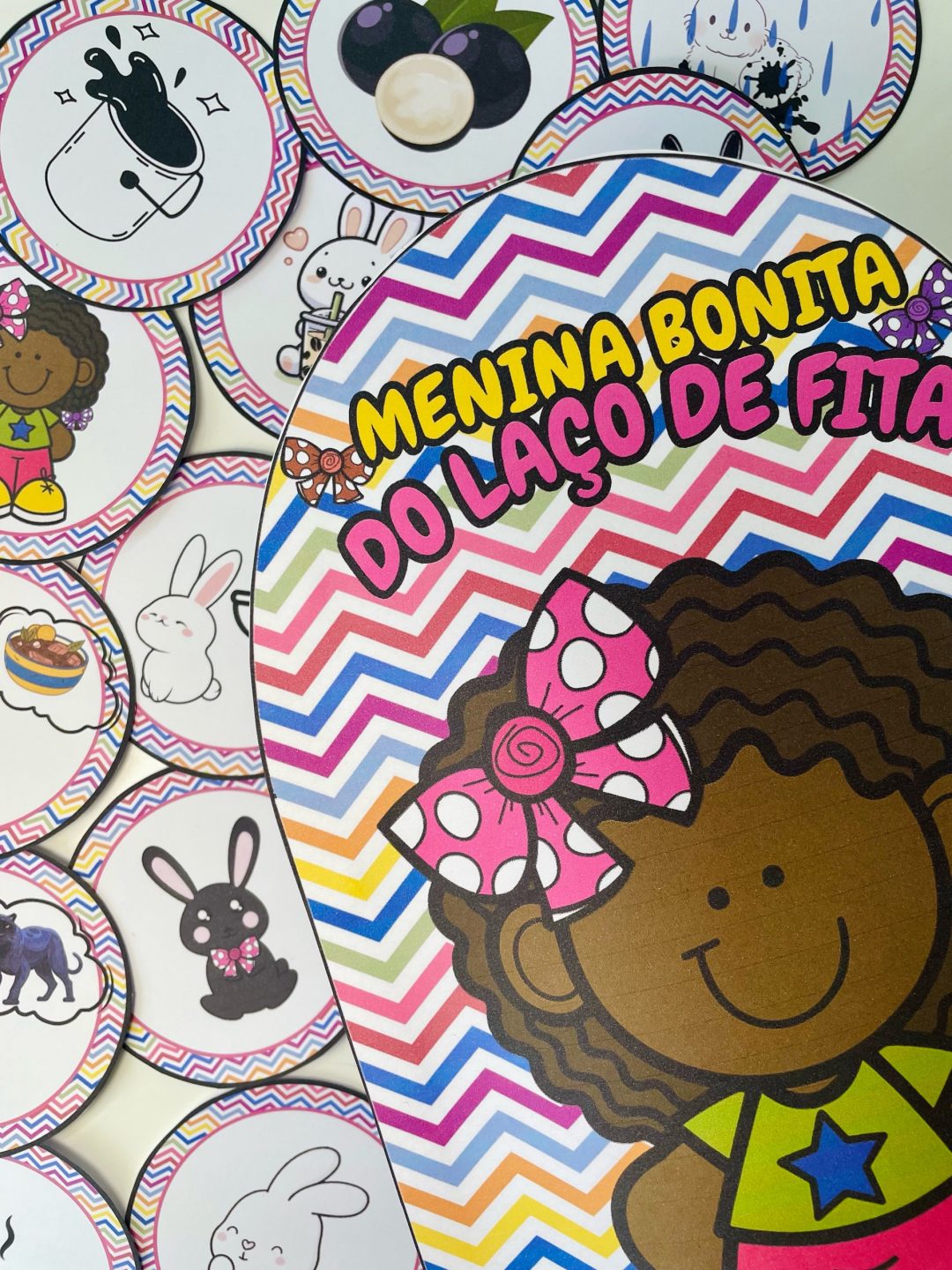 🎀✨ Luva de História: Menina Bonita do Laço de Fita - Imagem 8