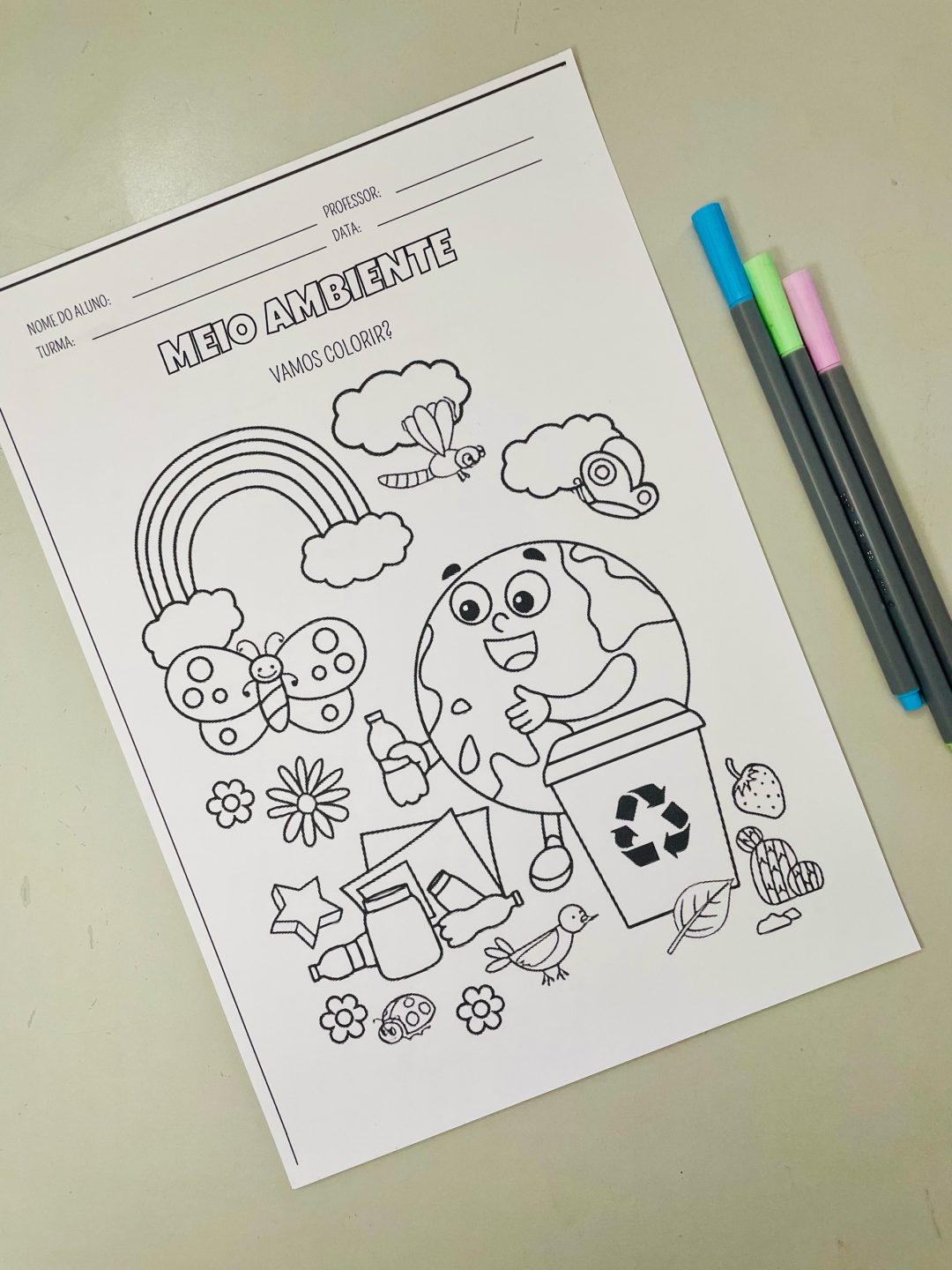 🌿💚 Kit Meio Ambiente – Aprender a cuidar do planeta começa na infância! - Imagem 2