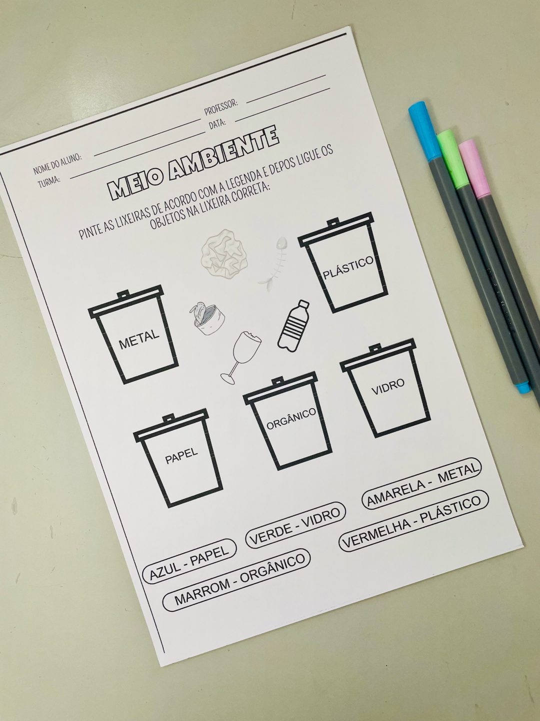 🌿💚 Kit Meio Ambiente – Aprender a cuidar do planeta começa na infância! - Imagem 4