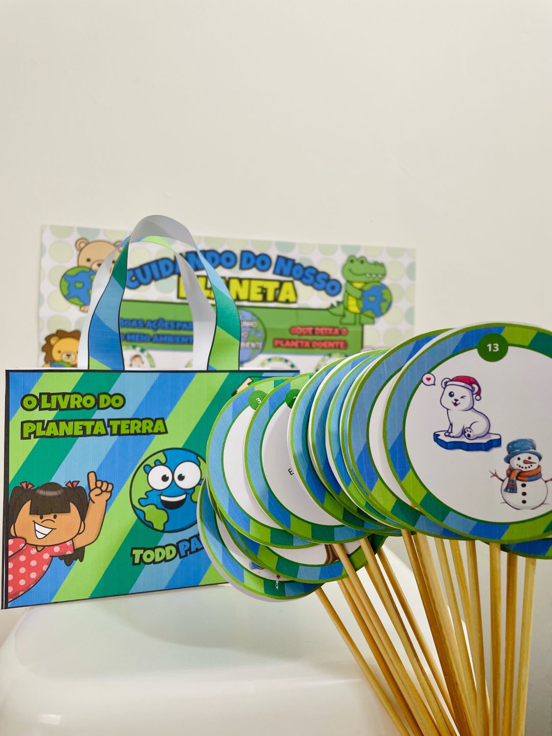 🌿💚 Kit Meio Ambiente – Aprender a cuidar do planeta começa na infância! - Imagem 11