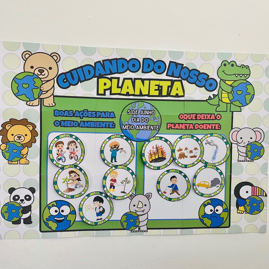 🌿💚 Kit Meio Ambiente – Aprender a cuidar do planeta começa na infância!
