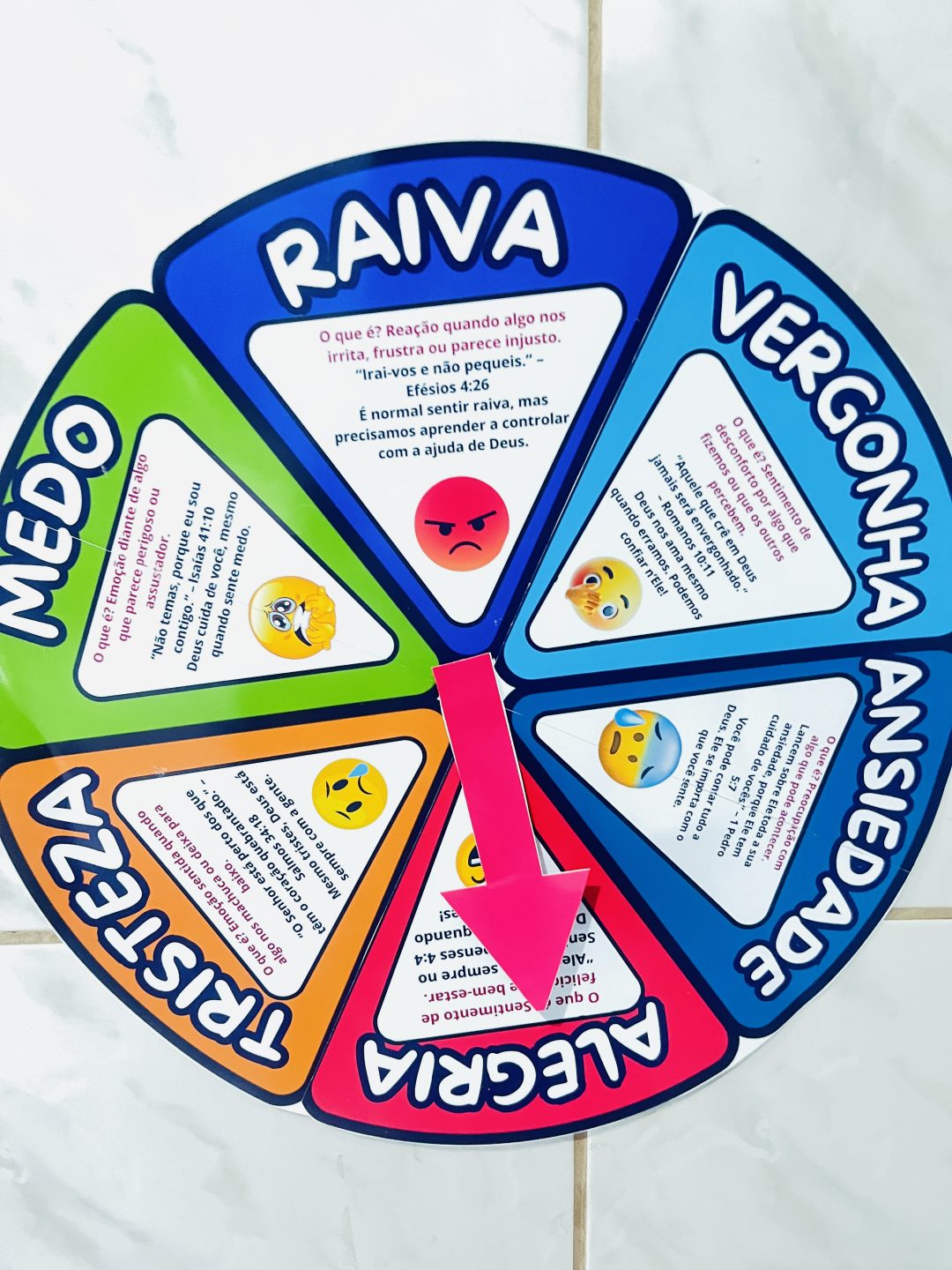 Roda Bíblica das Emoções - Imagem 2