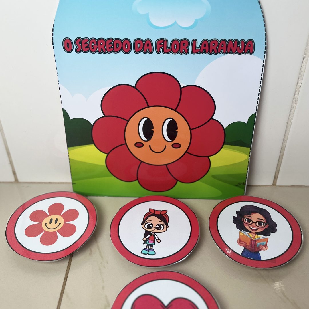 🧡 O Segredo da Flor Laranja