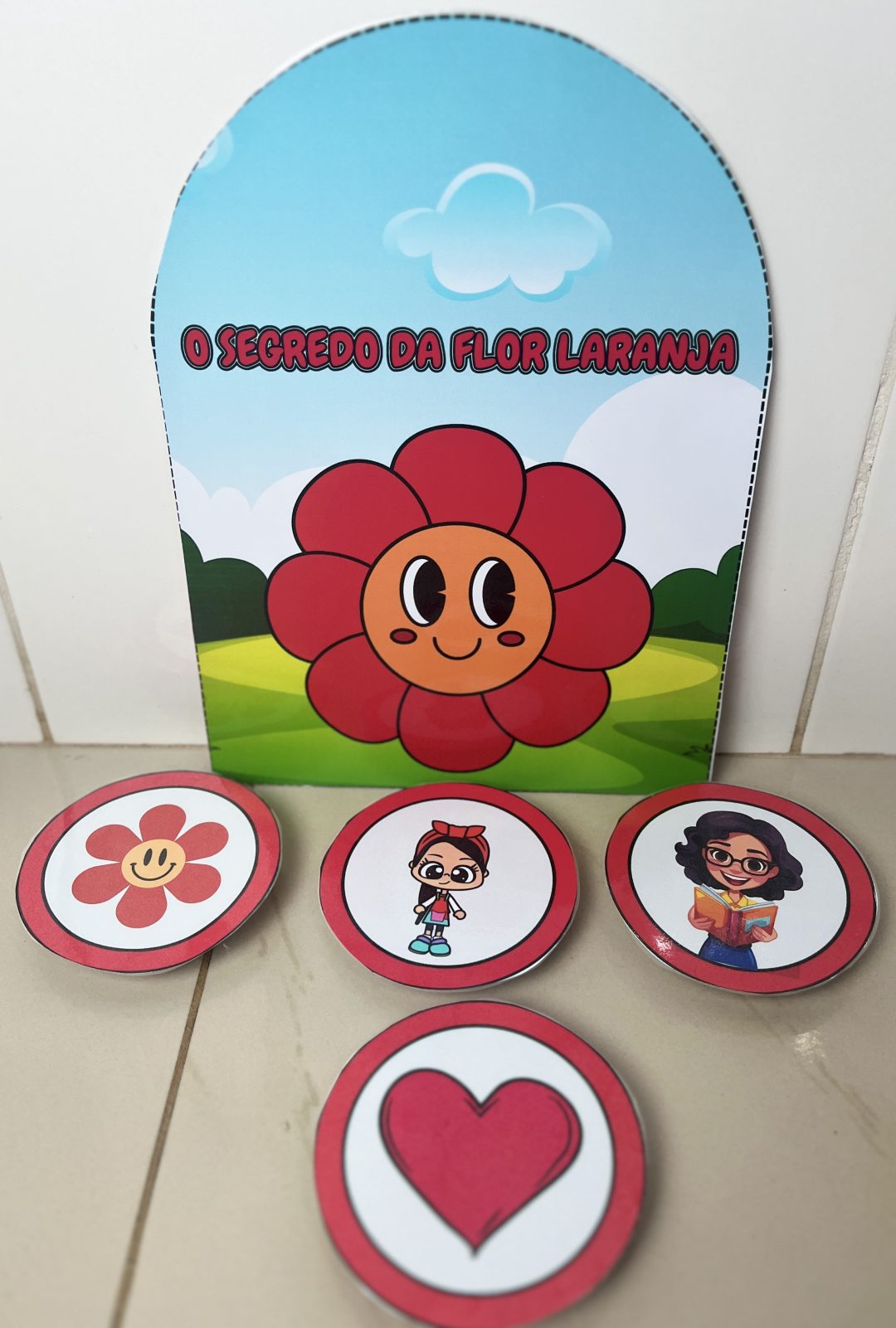 🧡 O Segredo da Flor Laranja