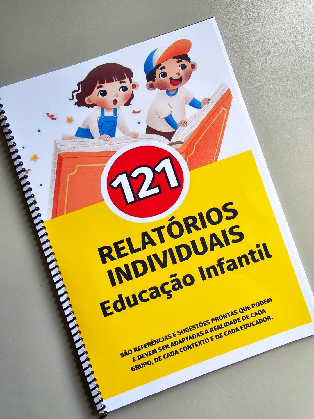 📚 EBOOK COMPLETO COM 100 MODELOS DE RELATÓRIOS INDIVIDUAIS PARA EDUCAÇÃO INFANTIL.