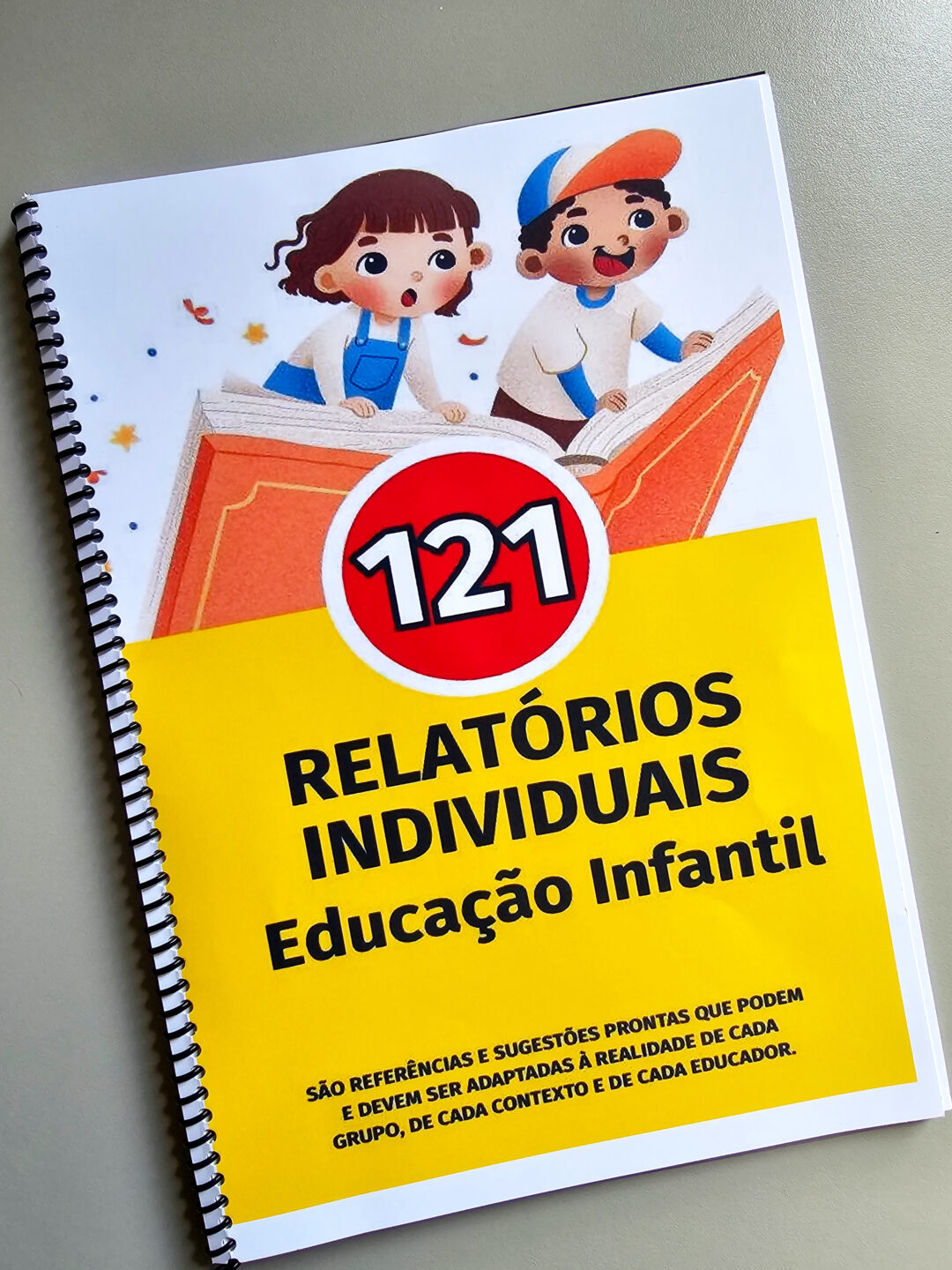 📚 EBOOK COMPLETO COM 100 MODELOS DE RELATÓRIOS INDIVIDUAIS PARA EDUCAÇÃO INFANTIL. - Imagem 5