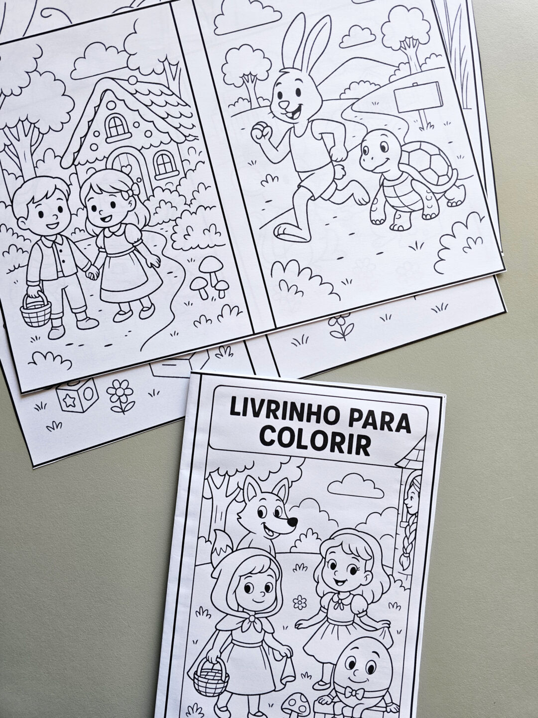 Livrinho para colorir Personagens Histórias Clássicas - Imagem 2