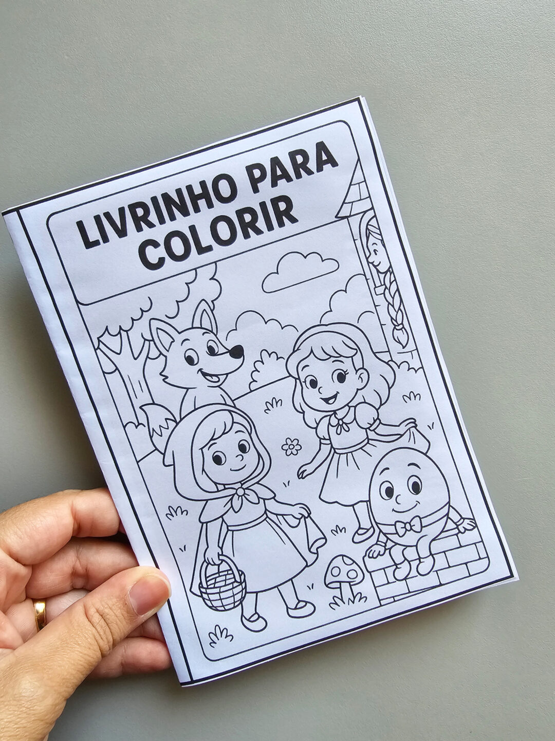 Livrinho para colorir Personagens Histórias Clássicas