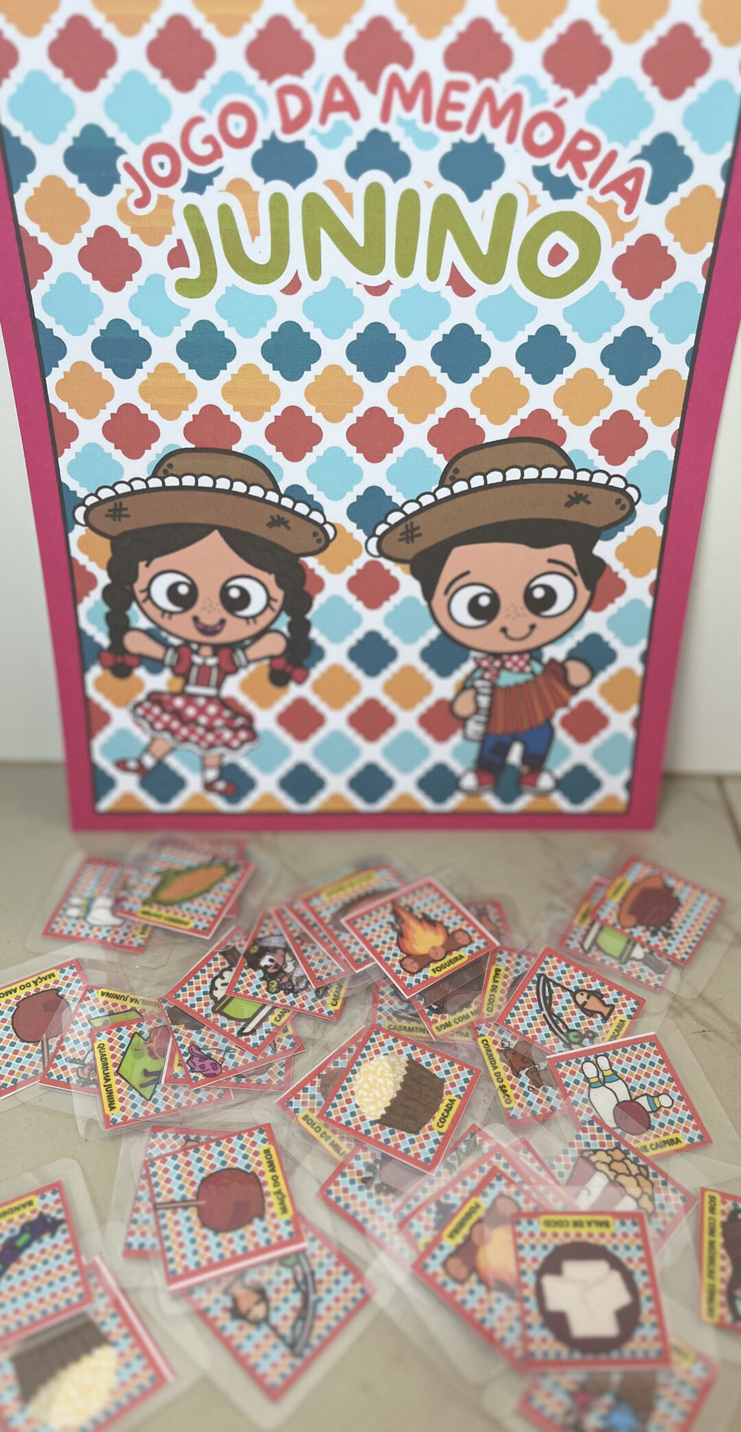Jogo da memória Junino