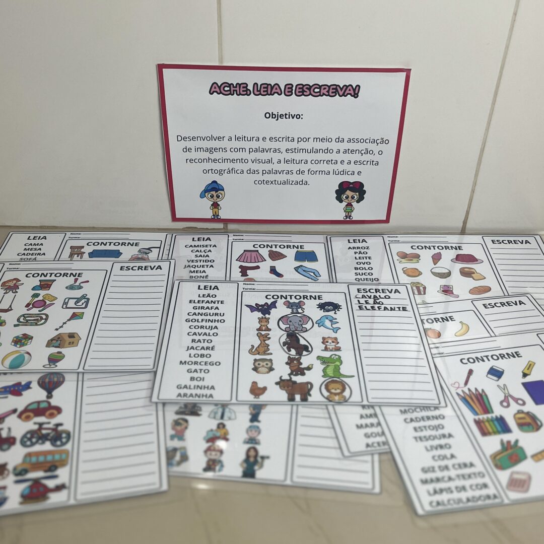 Jogo Educativo: Ache, Leia e Escreva!