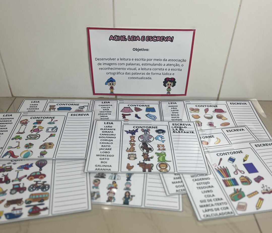 Jogo Educativo: Ache, Leia e Escreva!