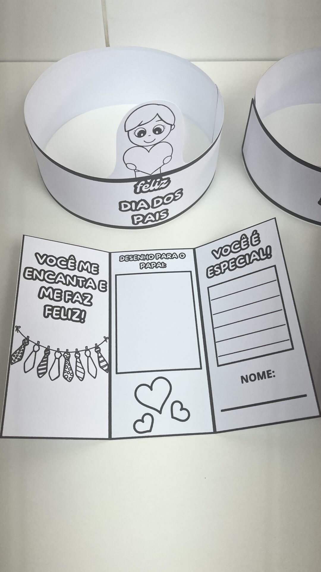 Lapbook e viseira dia dos pais - Imagem 2