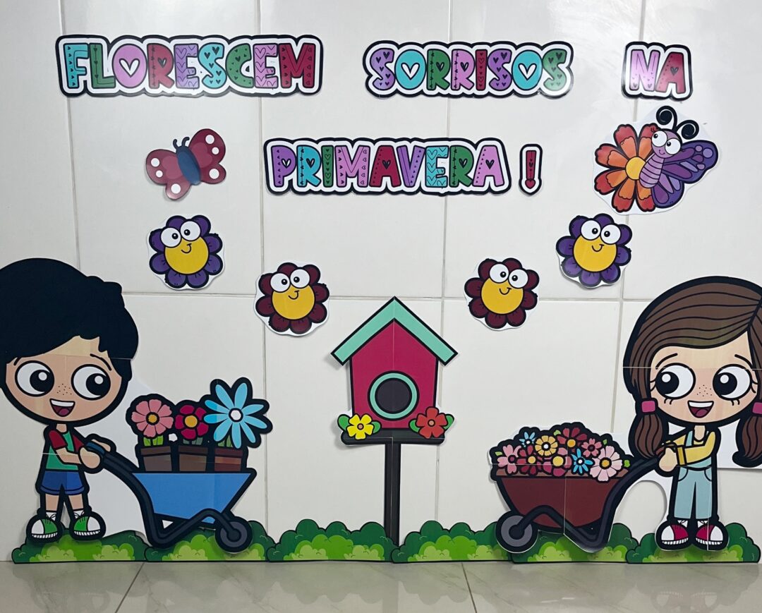 PAINEL Florescem sorrisos na primavera!