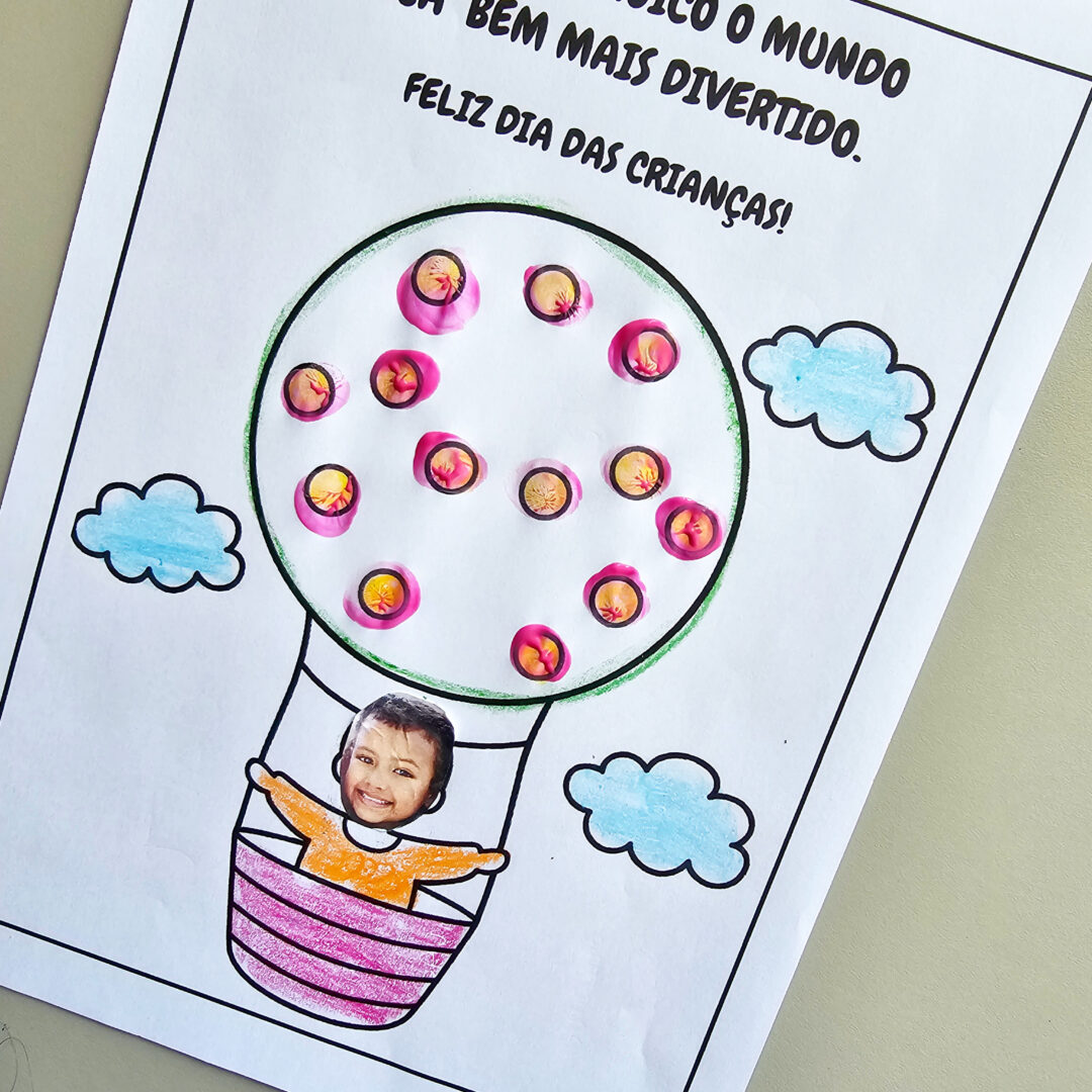 Criança no balão