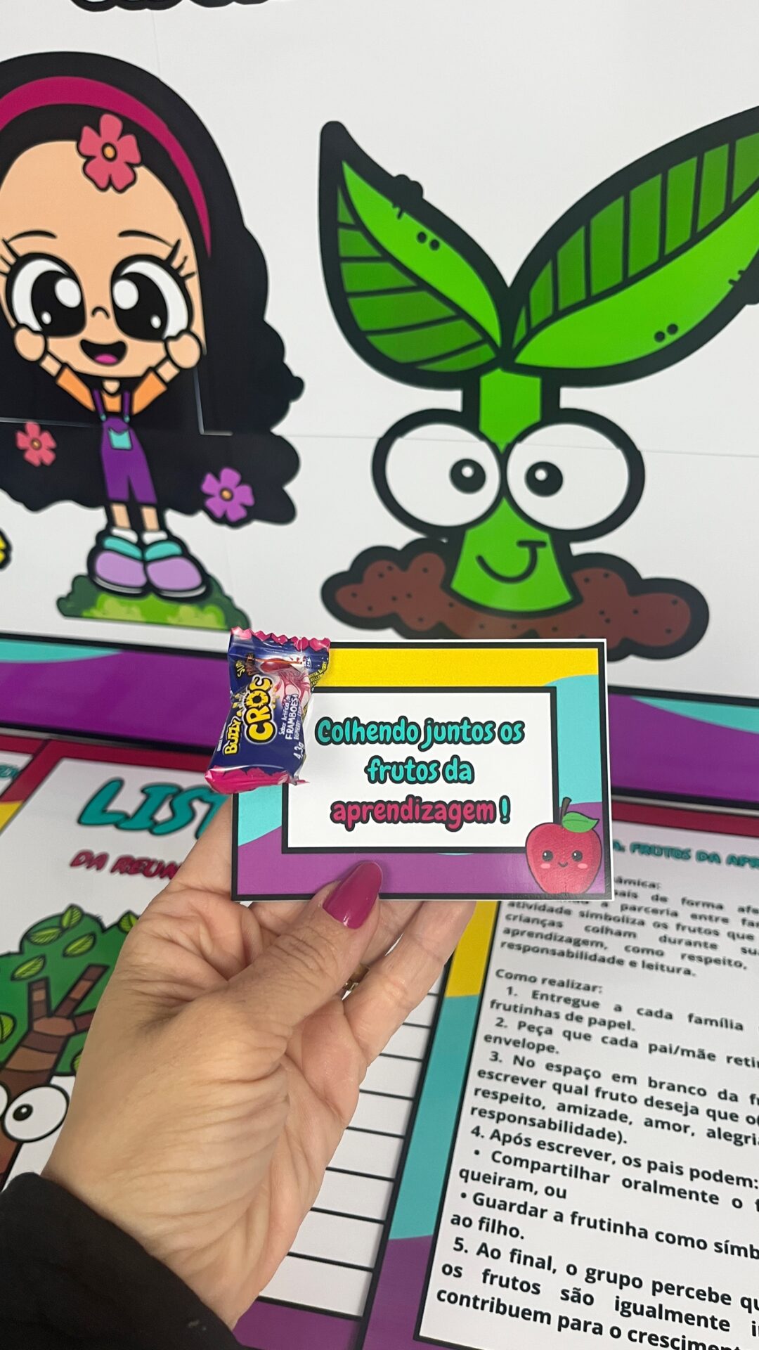 🍎✨ Kit Reunião – Colhendo juntos os frutos da aprendizagem ✨🍎 - Imagem 4