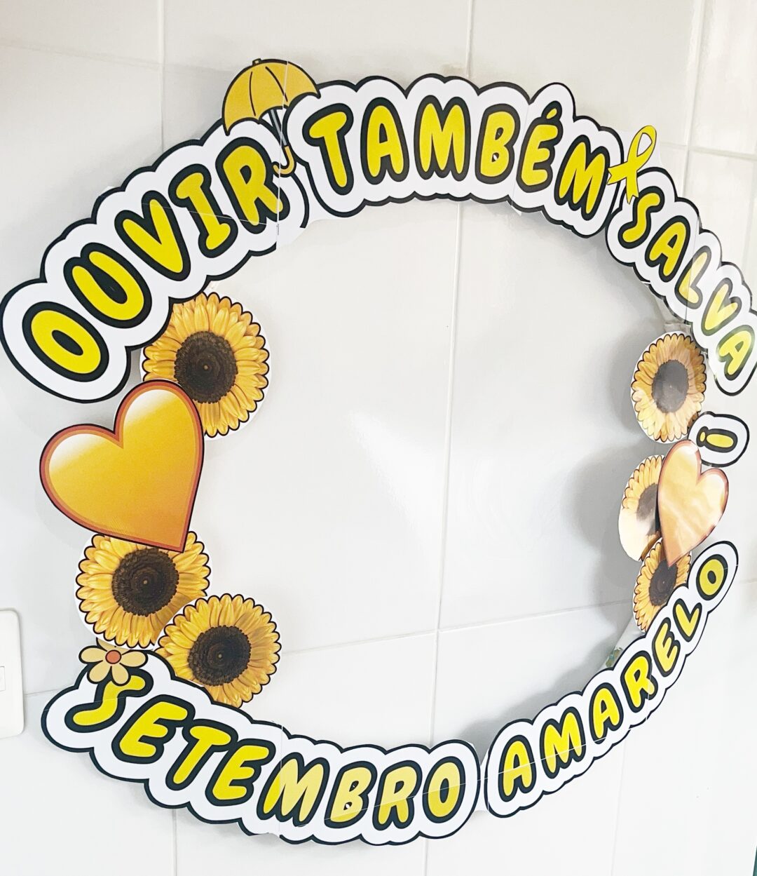 💛 Bambolê Setembro Amarelo 💛 - Imagem 2