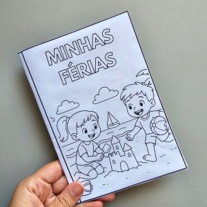 174.1) Foto Livrinho Minhas férias (2)